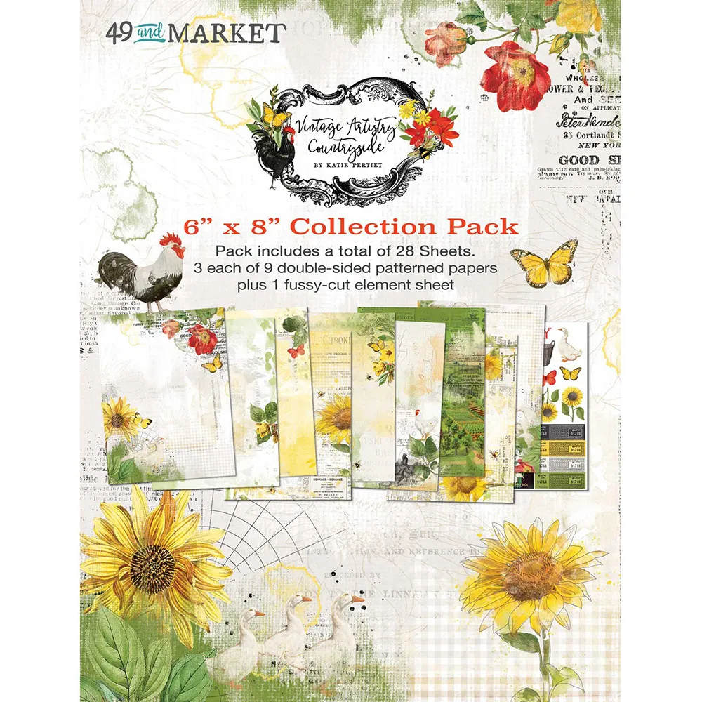 Countryside 6x8 Papers by Vintage Artistry