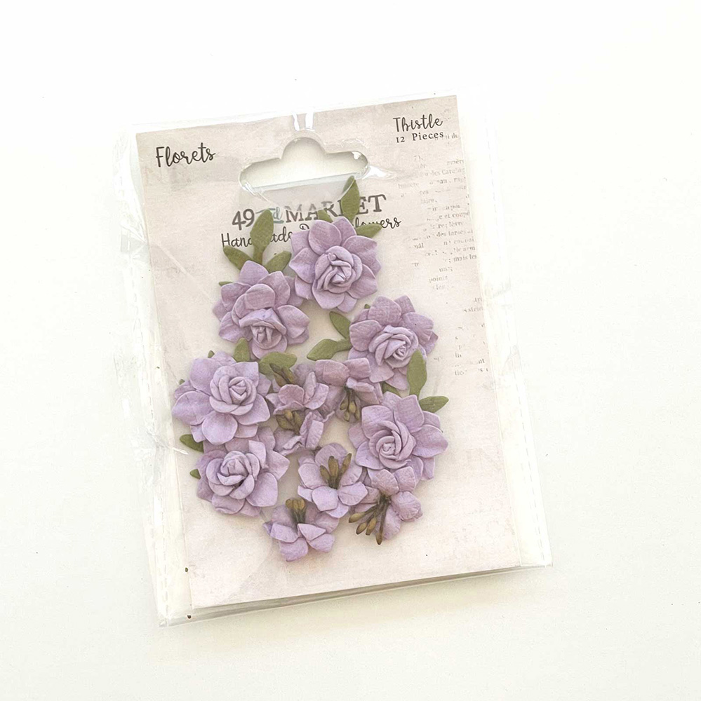 Thistle Florets Paper Flowers