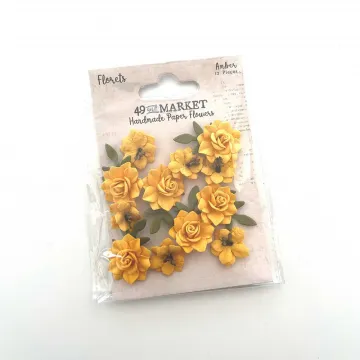Amber Florets Paper Flowers