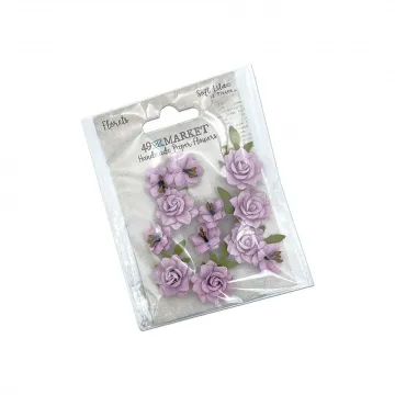 Soft Lilac Florets Paper Flowers