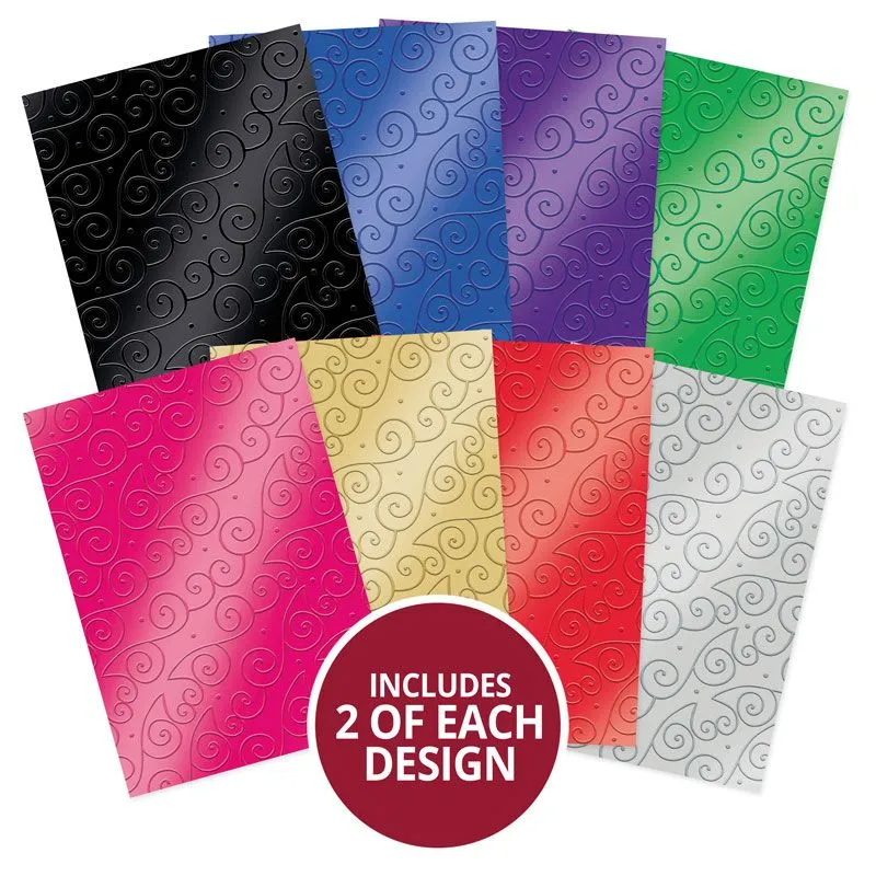 Embossed Mirri Swirls