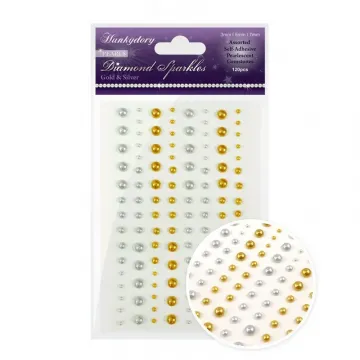 Diamond Sparkles Gemstones - Precious Pearls - Gold & Silver