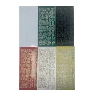 Merry Christmas & More Dazzlesâ¢ Stickers