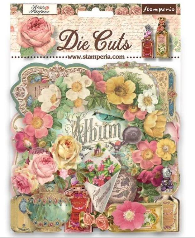 Rose Parfum Die-Cuts