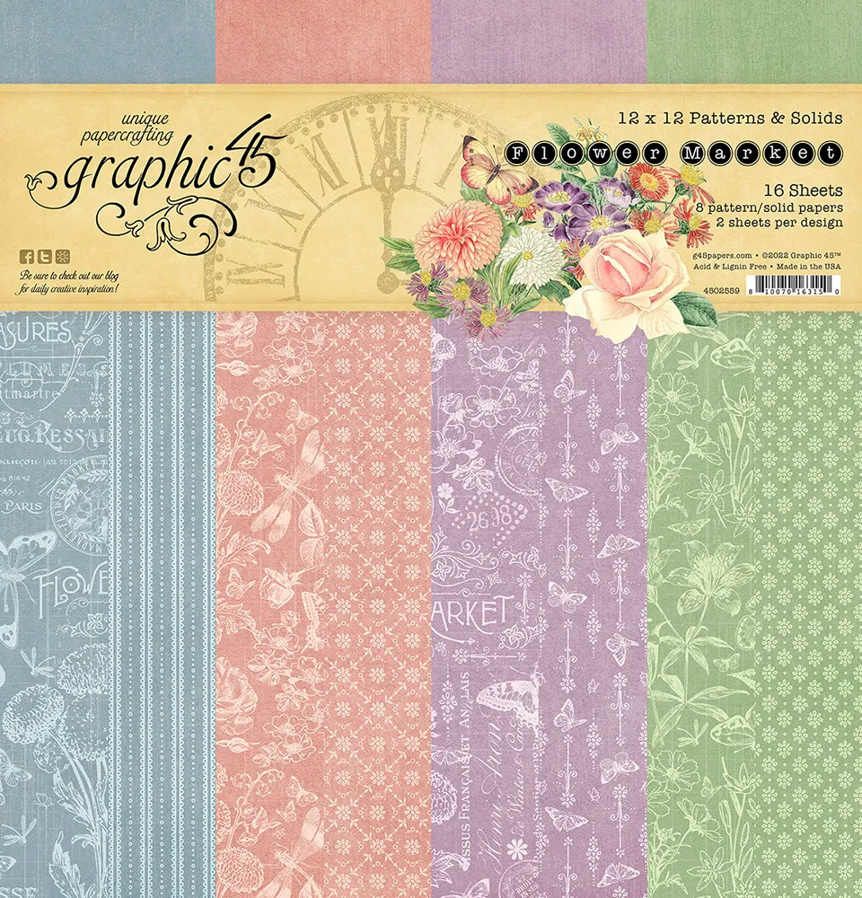 Flower Market 12x12 Patterns & Solids