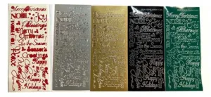 Happy Holidays Dazzlesâ¢ Stickers, 5 pieces