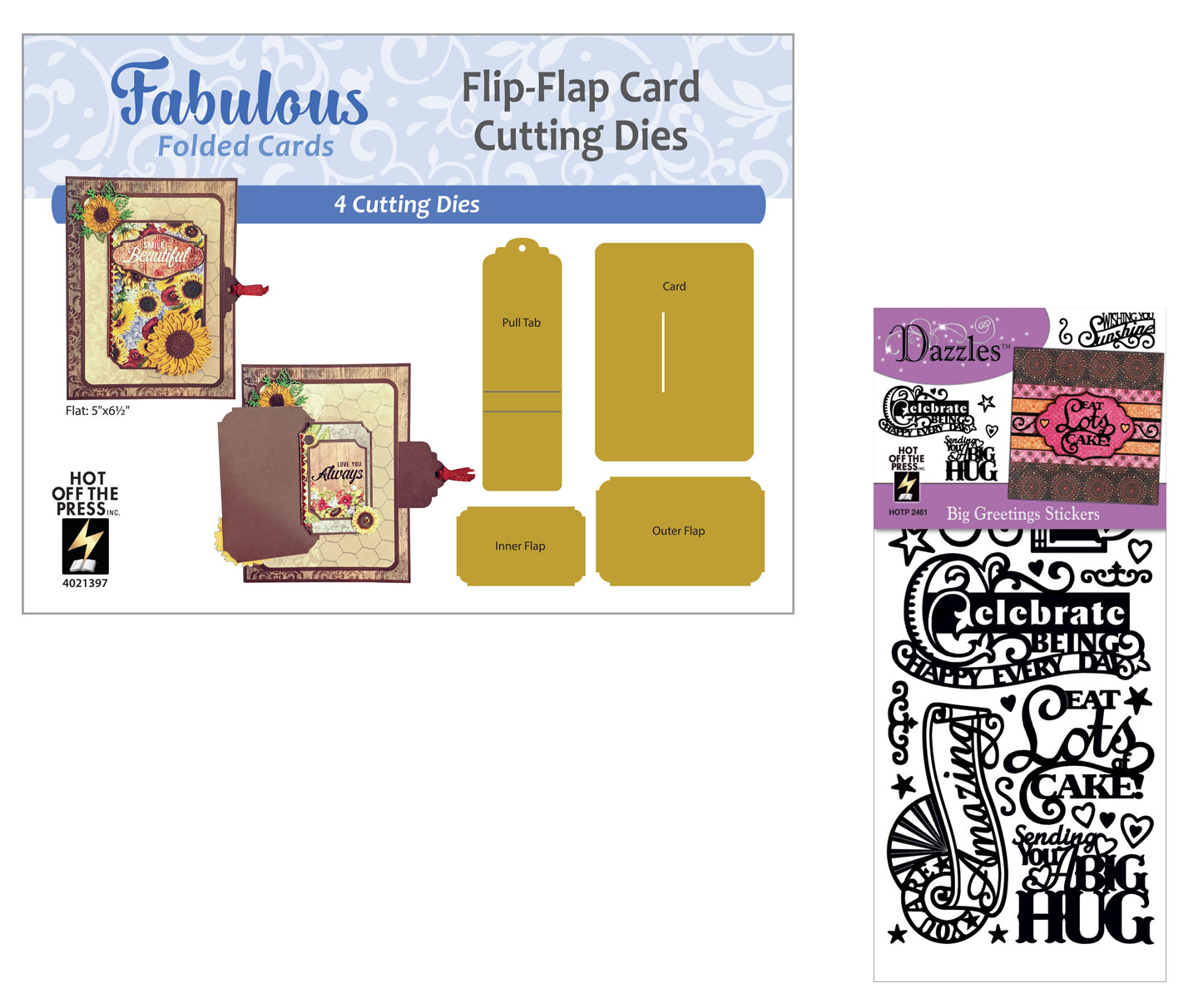Flip Flap Card Dies by Fabulous Folded Money Saver