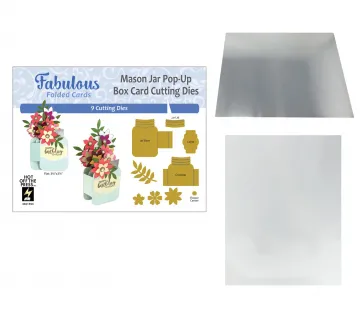 Mason Jar Card Dies by Fabulous Folded Money Saver