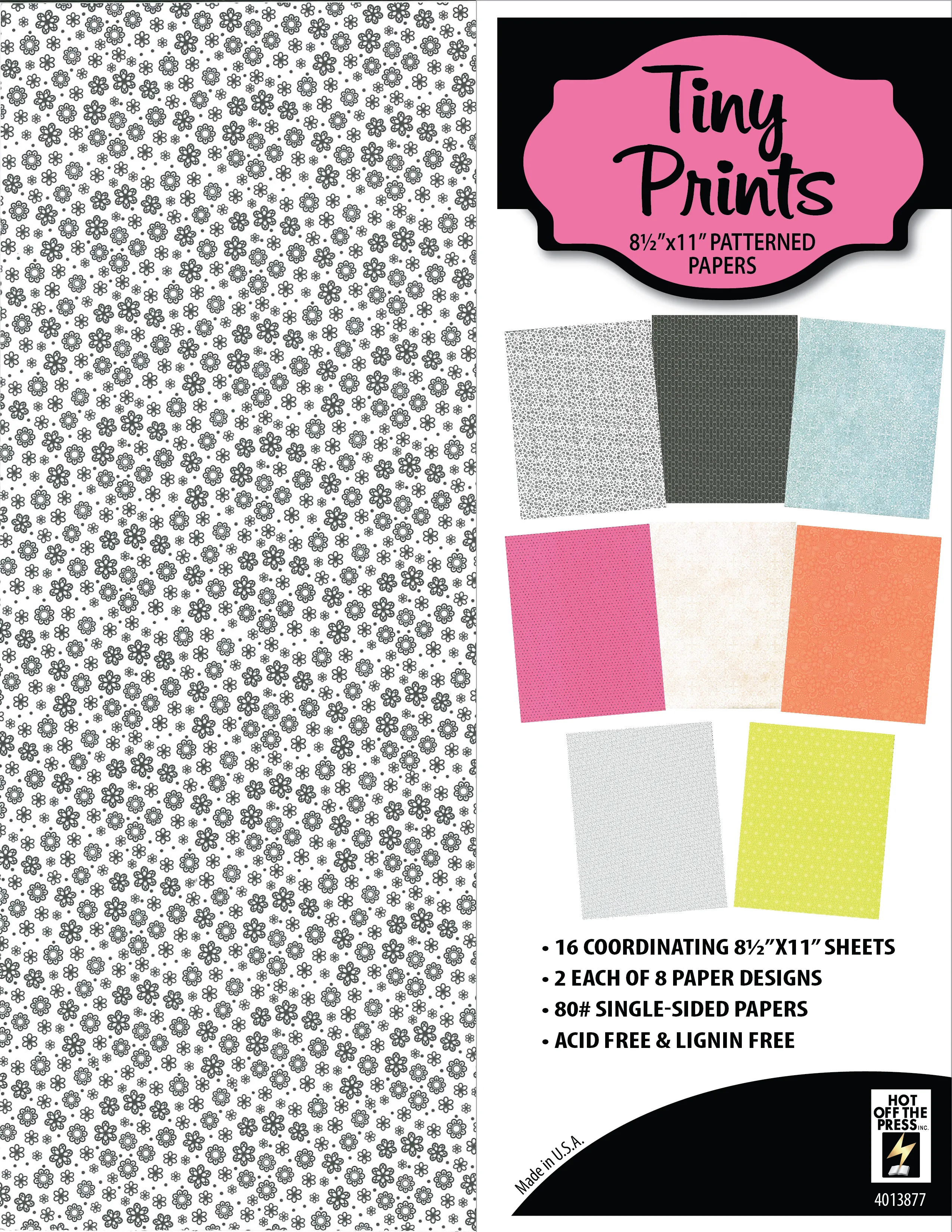 Tiny Prints Paper Pack, 8.5x11