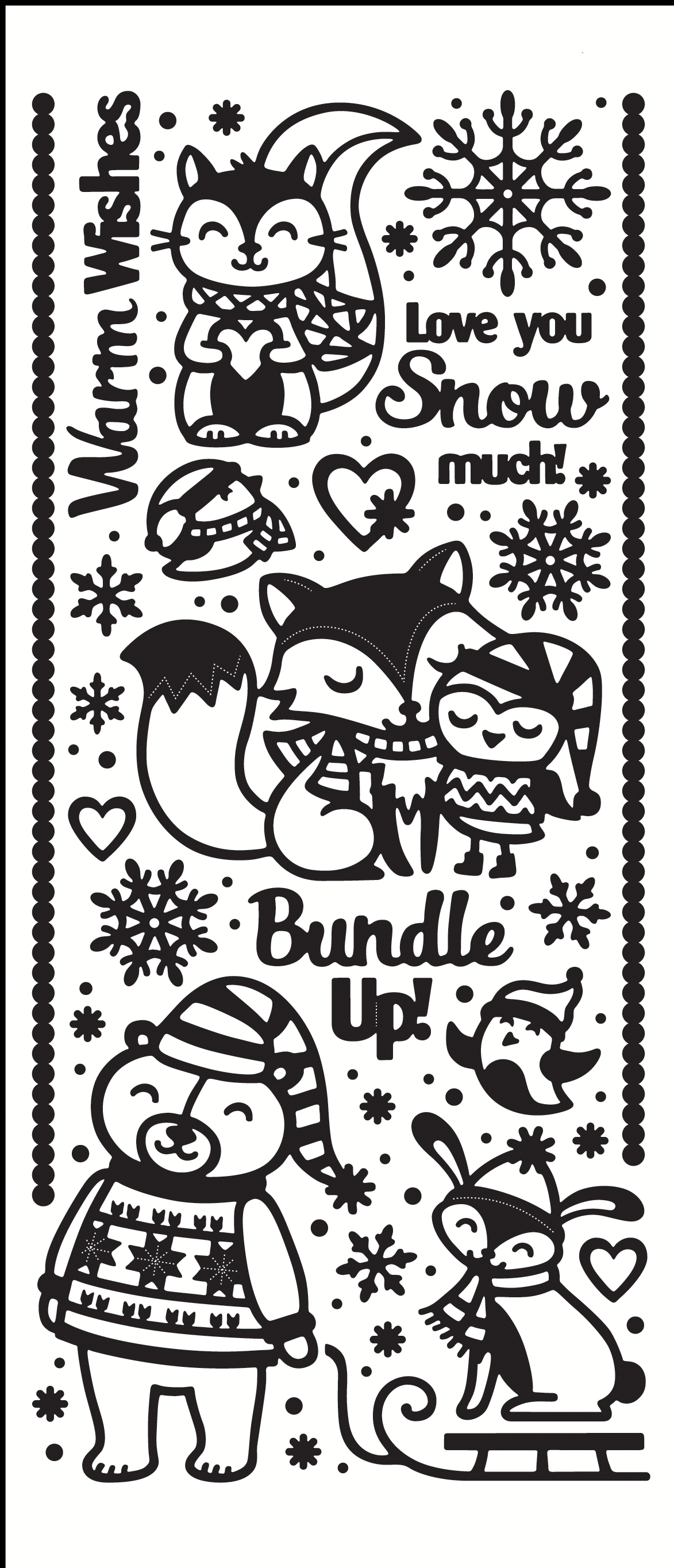Snow Buddies Dazzles™ Stickers