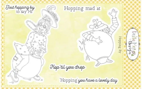Hopping By Time to Play Daisy Mae A5 Stamp Set