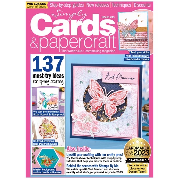 #239 Simply Cards & Papercrafts Magazine--Butterfly Florals