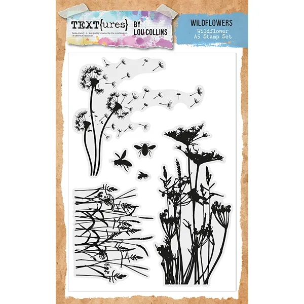 TEXTures A5 Stamp Set Wildflower | Wildflowers