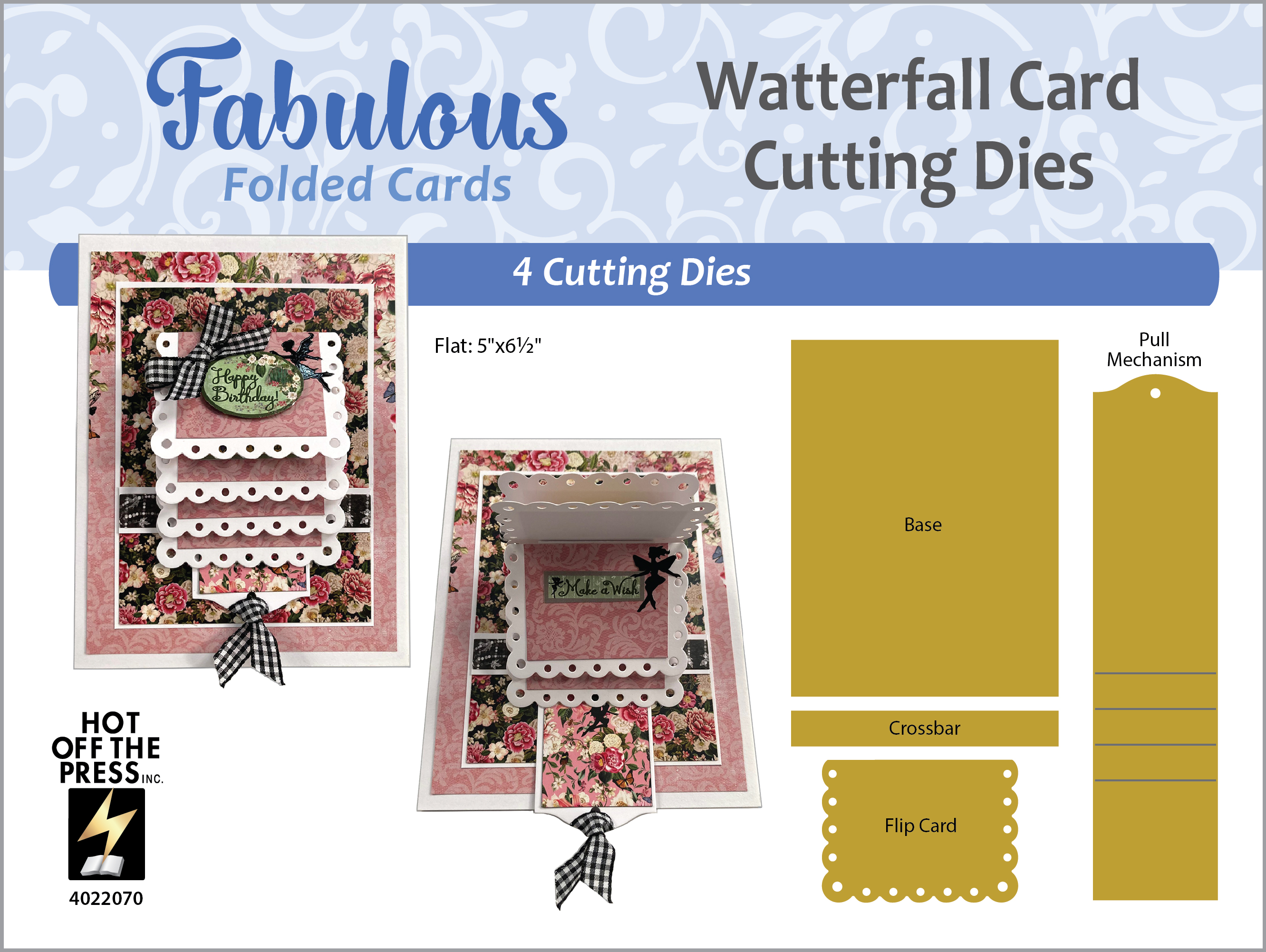 Waterfall Card Cutting Dies by Fabulous Folded Cards