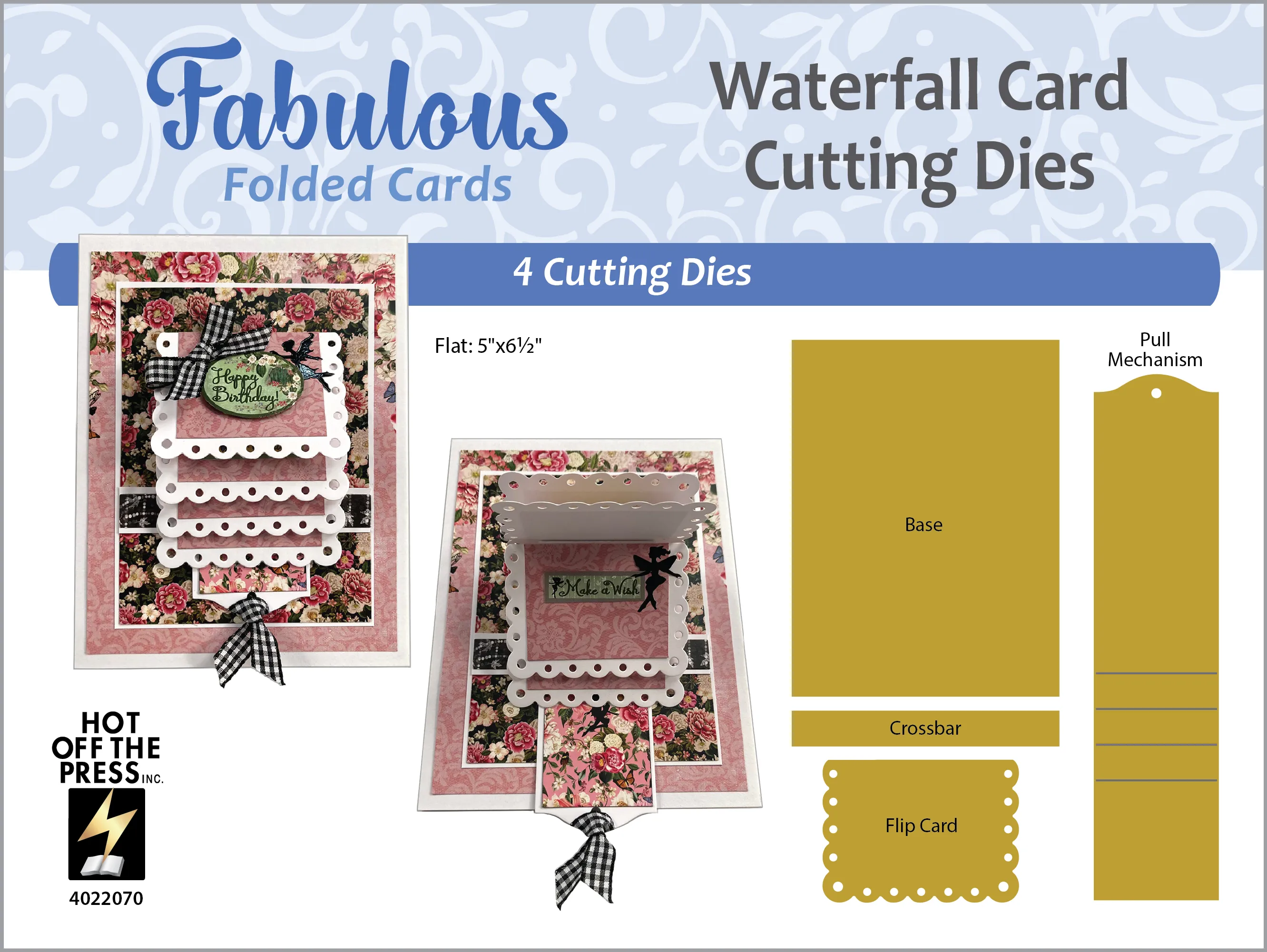 Waterfall Card Dies