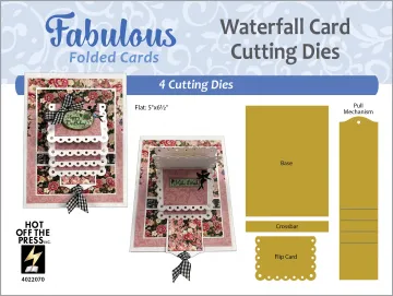 Waterfall Card Dies