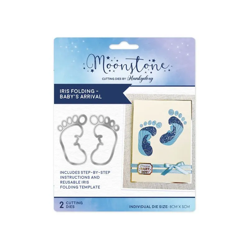 Moonstone Dies - Iris Folding - Baby's Arrival