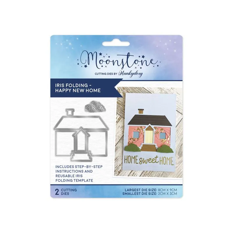 Moonstone Dies - Iris Folding - Happy New Home