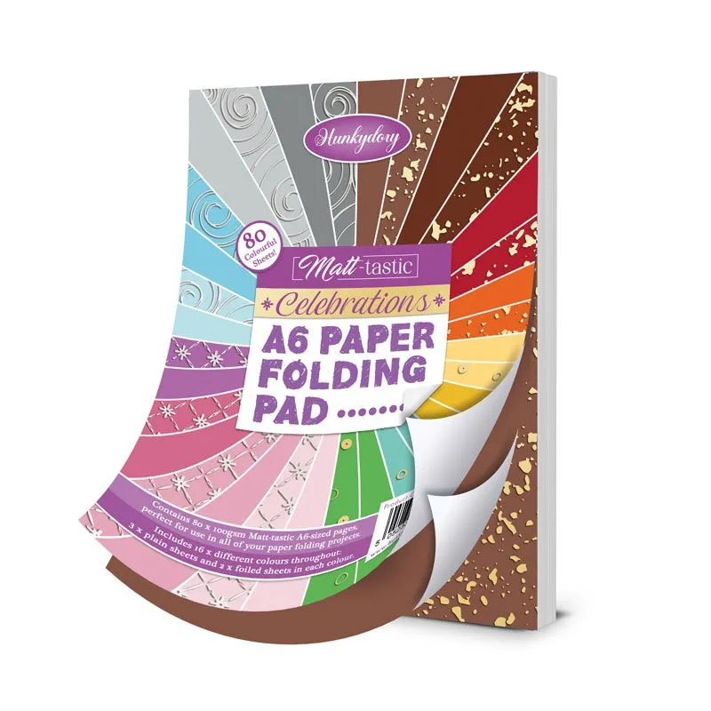 A6 Paper Folding Pad - Celebrations