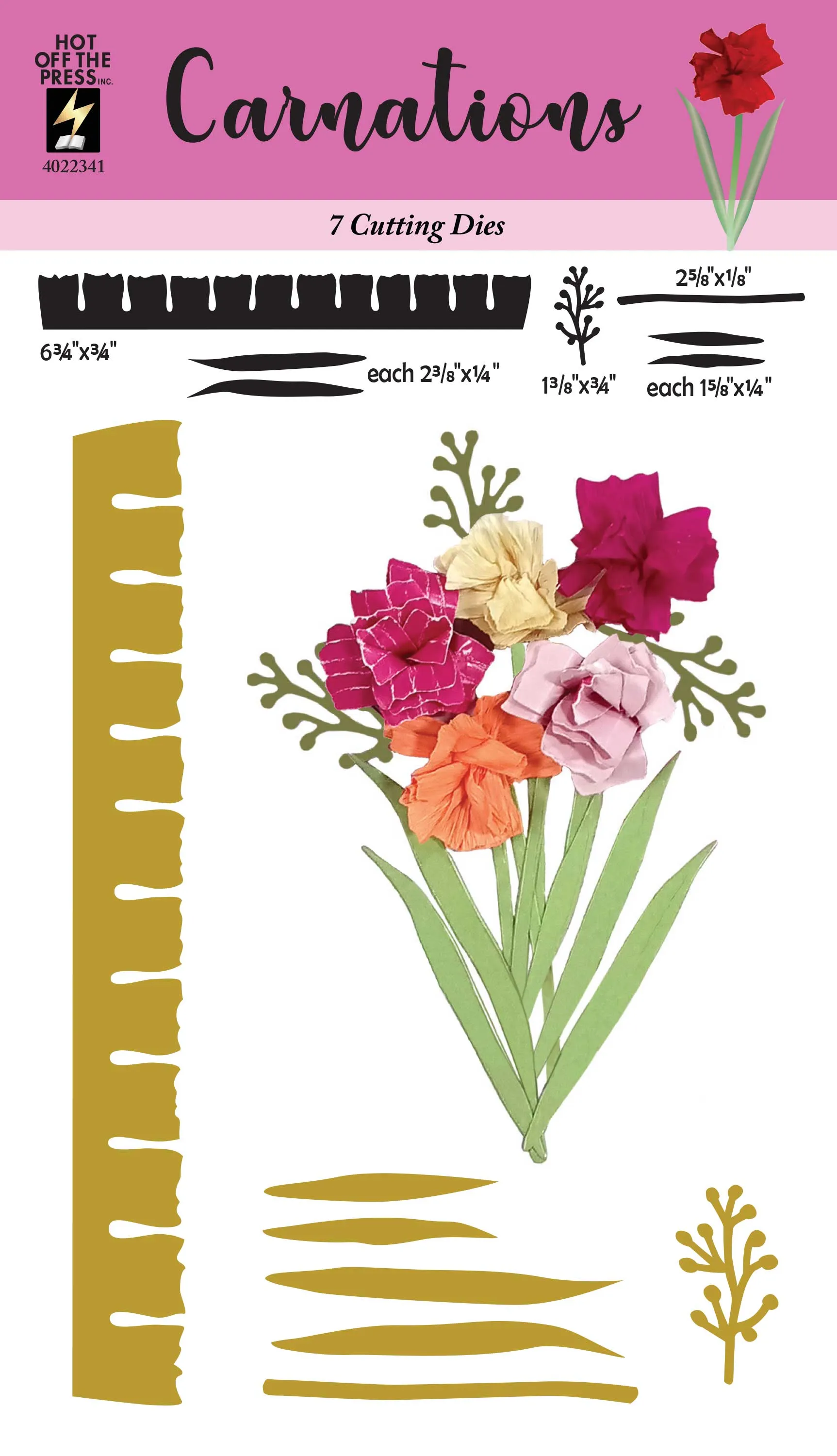Carnations Cutting Dies