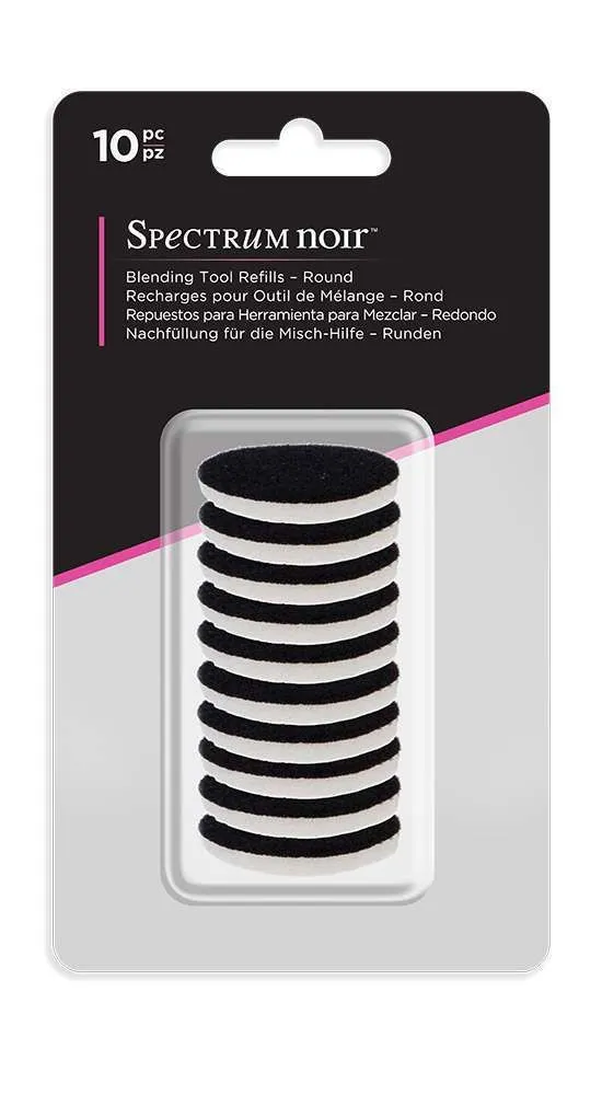 Blending Tool Refills round 10 foam pads