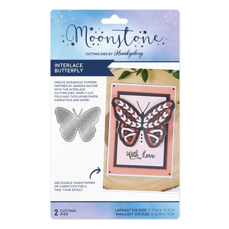 Moonstone Dies - Garden Nature Interlace Butterfly