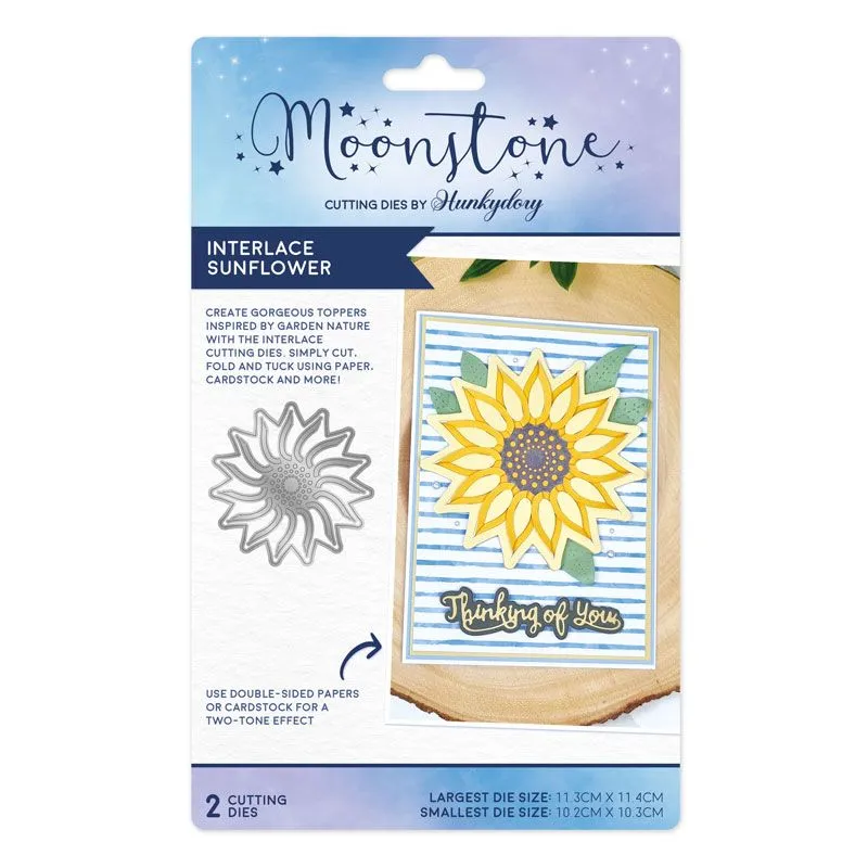 Moonstone Dies - Garden Nature Interlace Sunflower