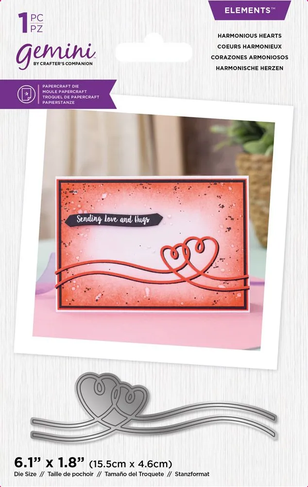 Harmonious Hearts Metal Die - Elements