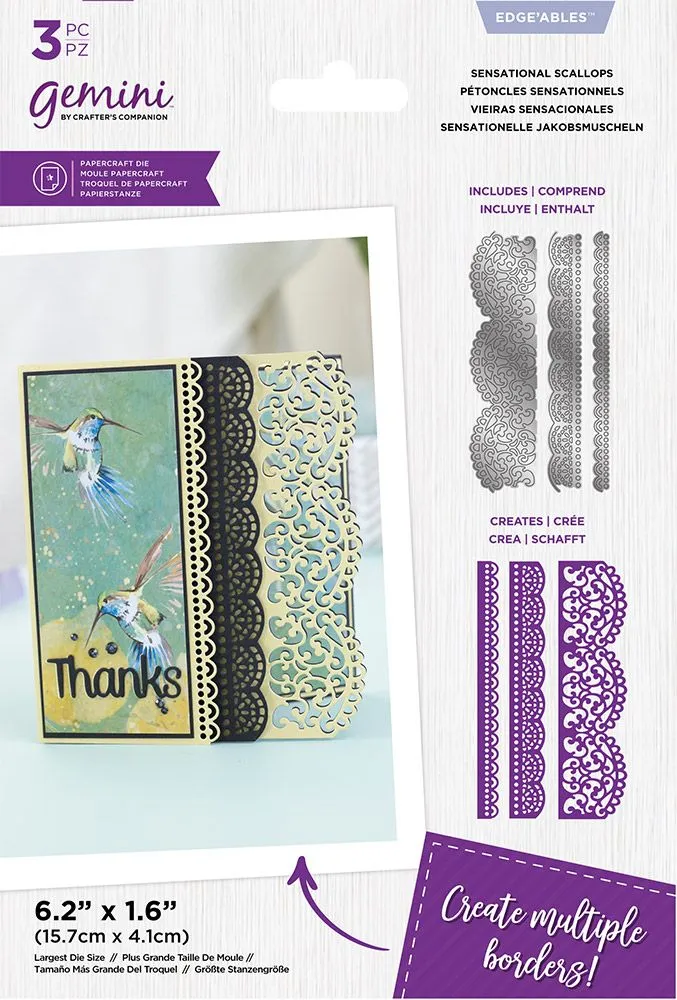 Sensational Scallops Metal die - Edgeable