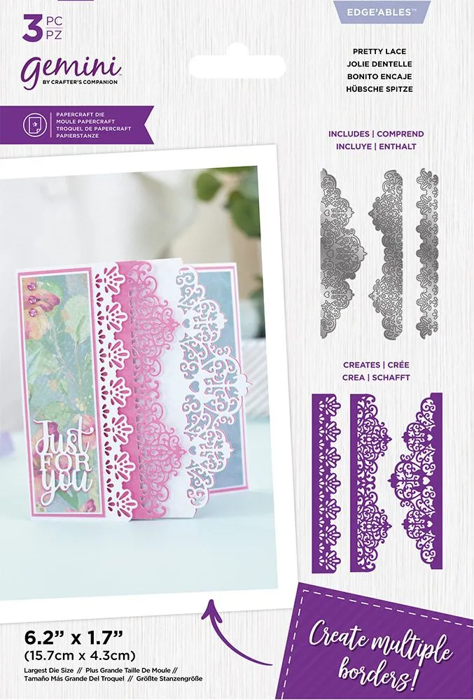 Pretty Lace Metal die - Edgeable