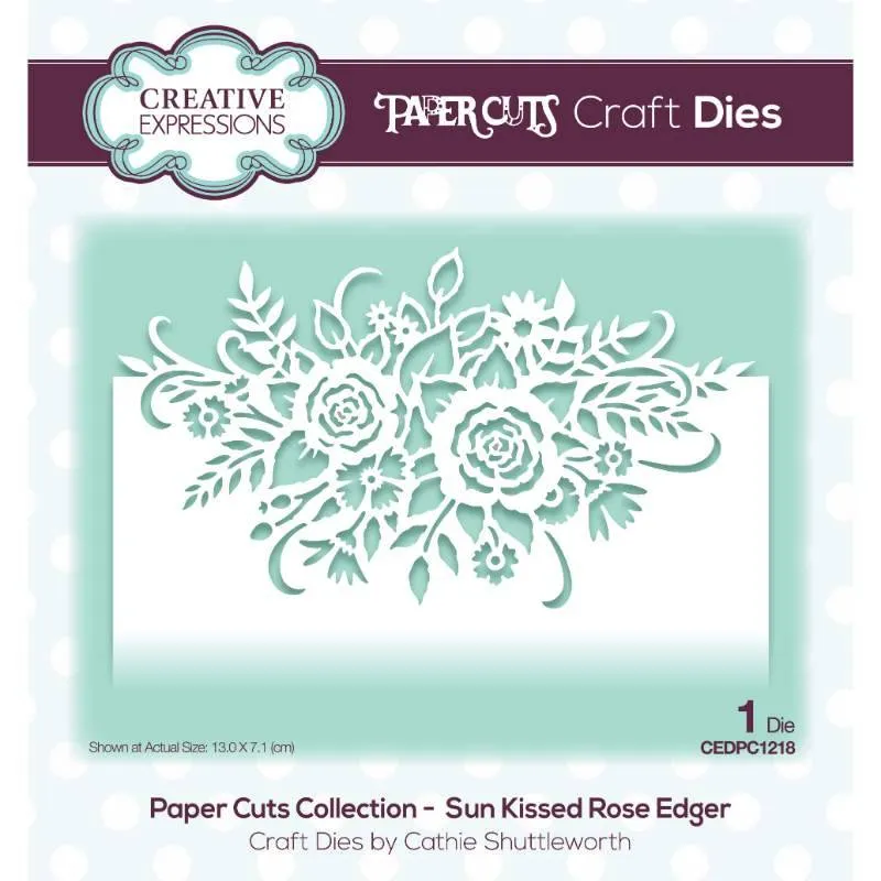 Sun Kissed Rose Edger Cutting Die