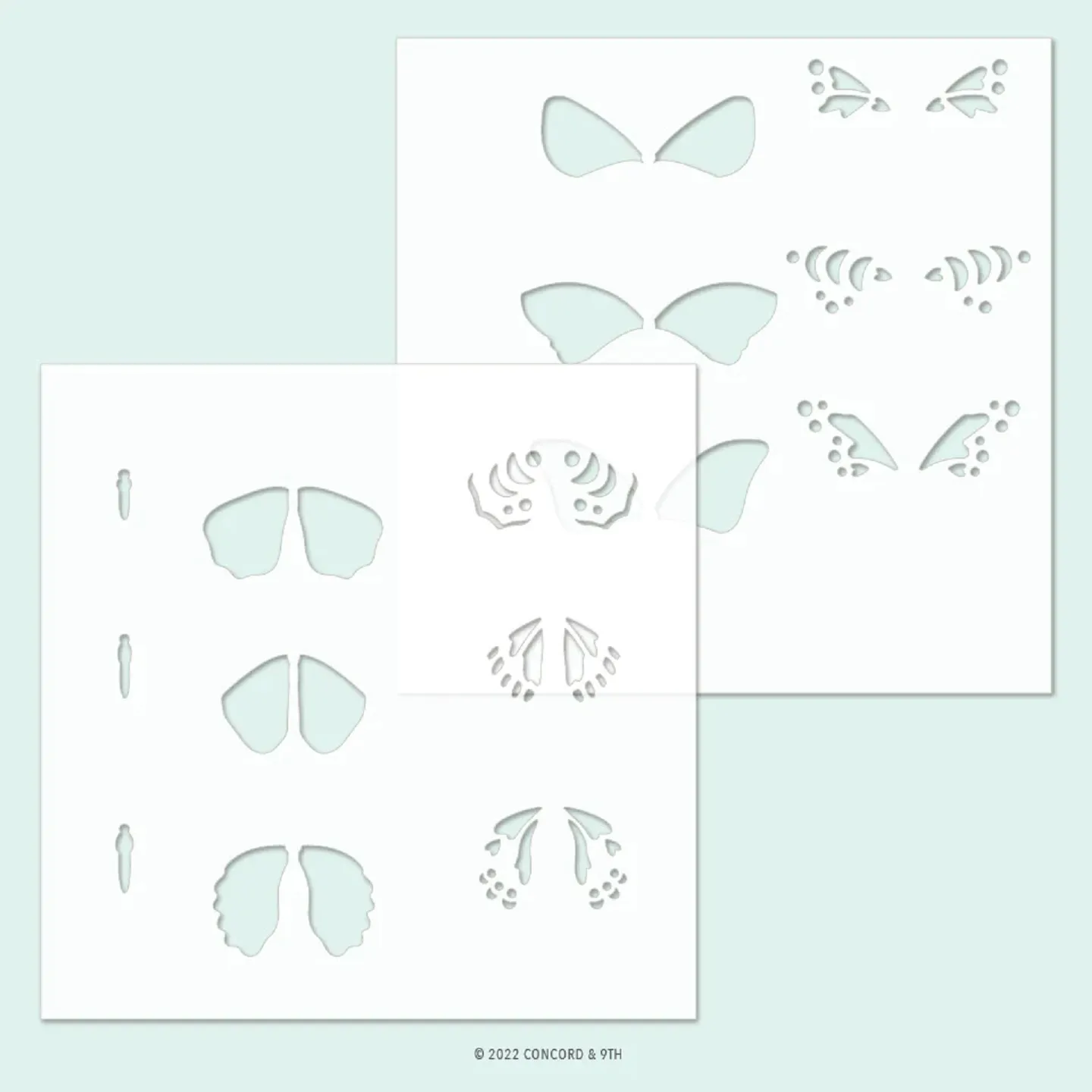 Boho Butterfly Stencils