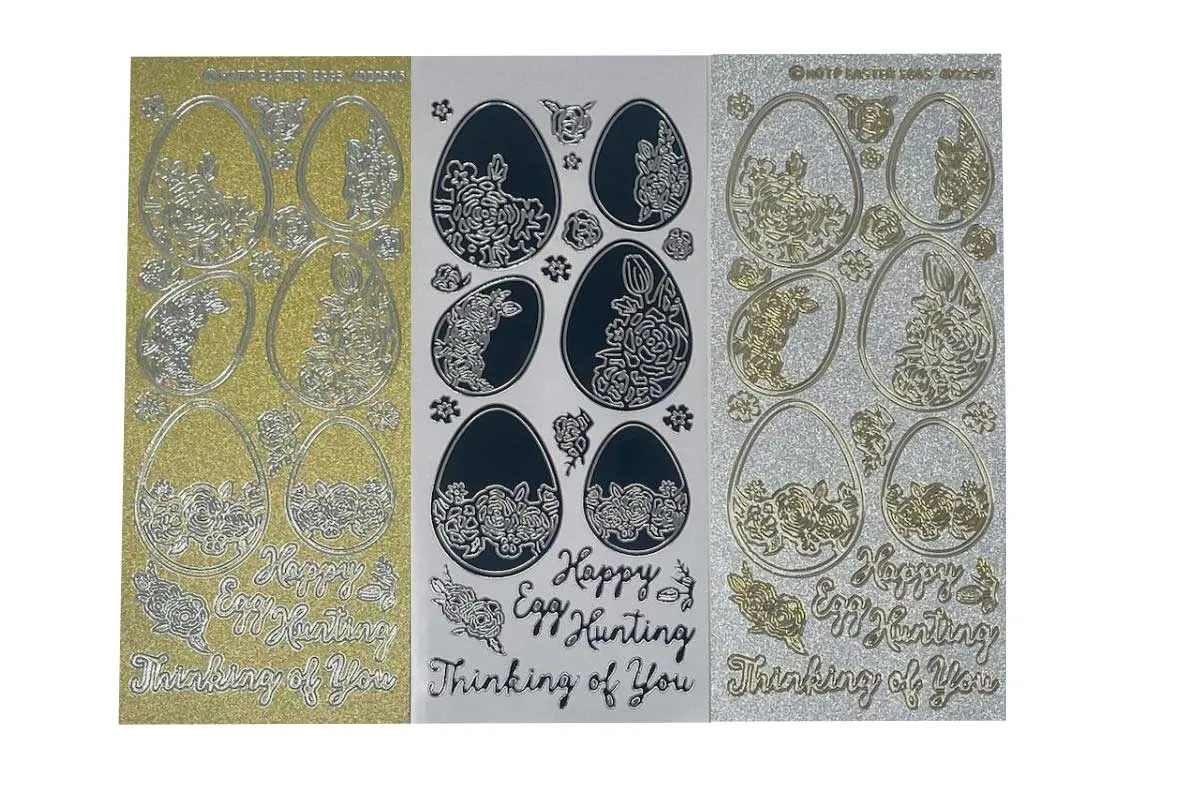 Easter Eggs Dazzles� Stickers, 3 pack