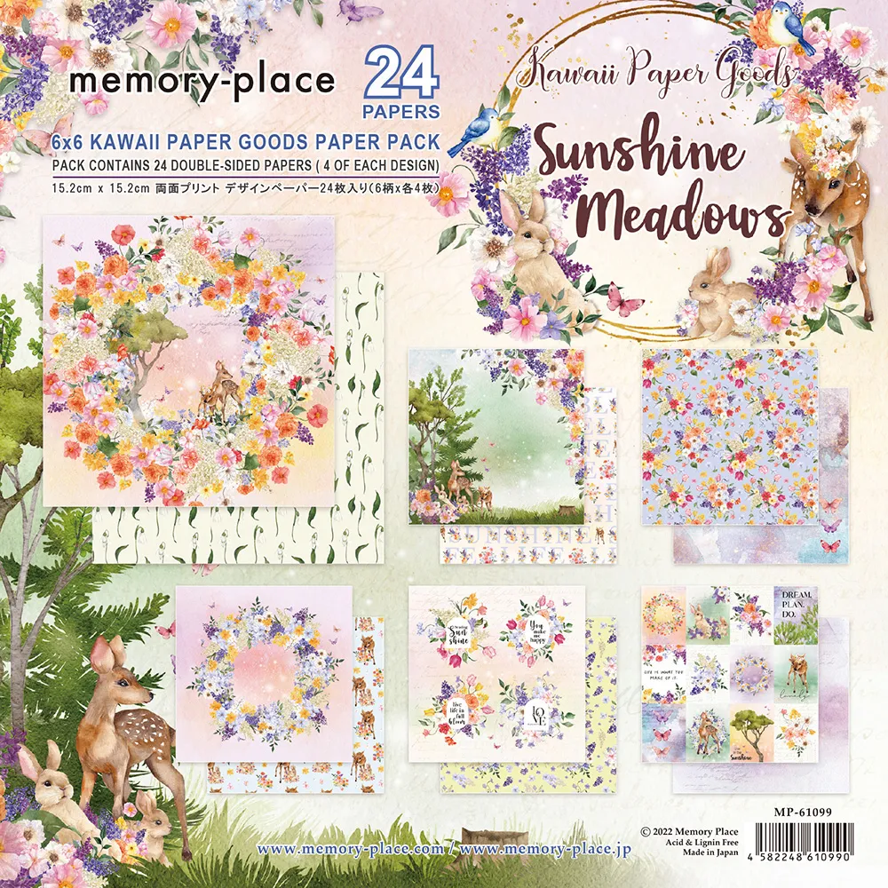 Sunshine Meadows 6x6 papers