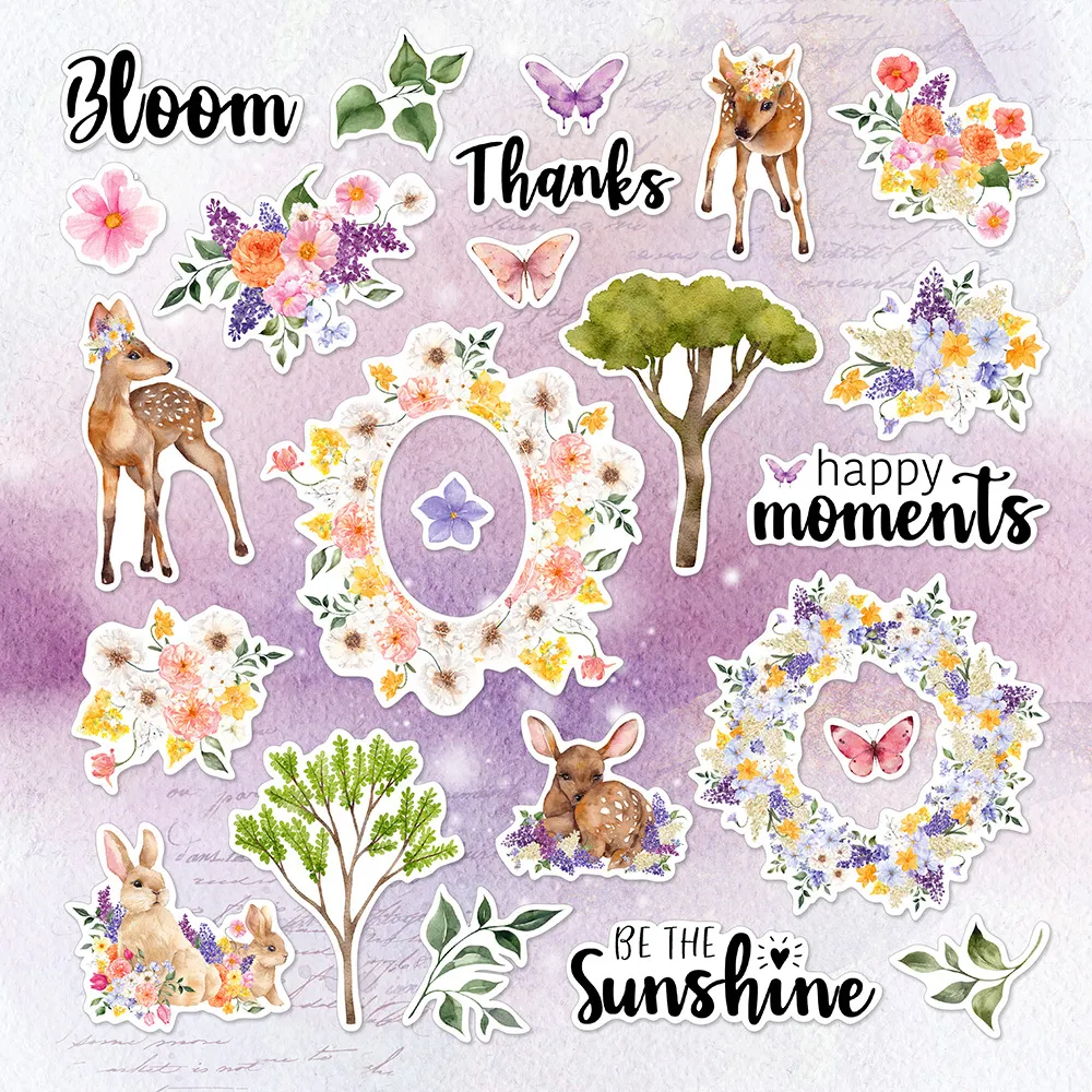 Sunshine Meadows Die-Cuts, 24 pieces