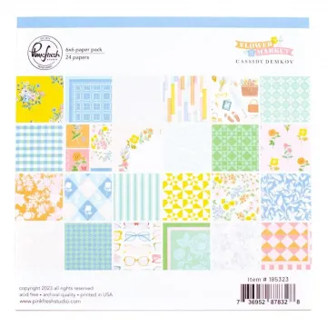 Flower Market 6x6 Papers