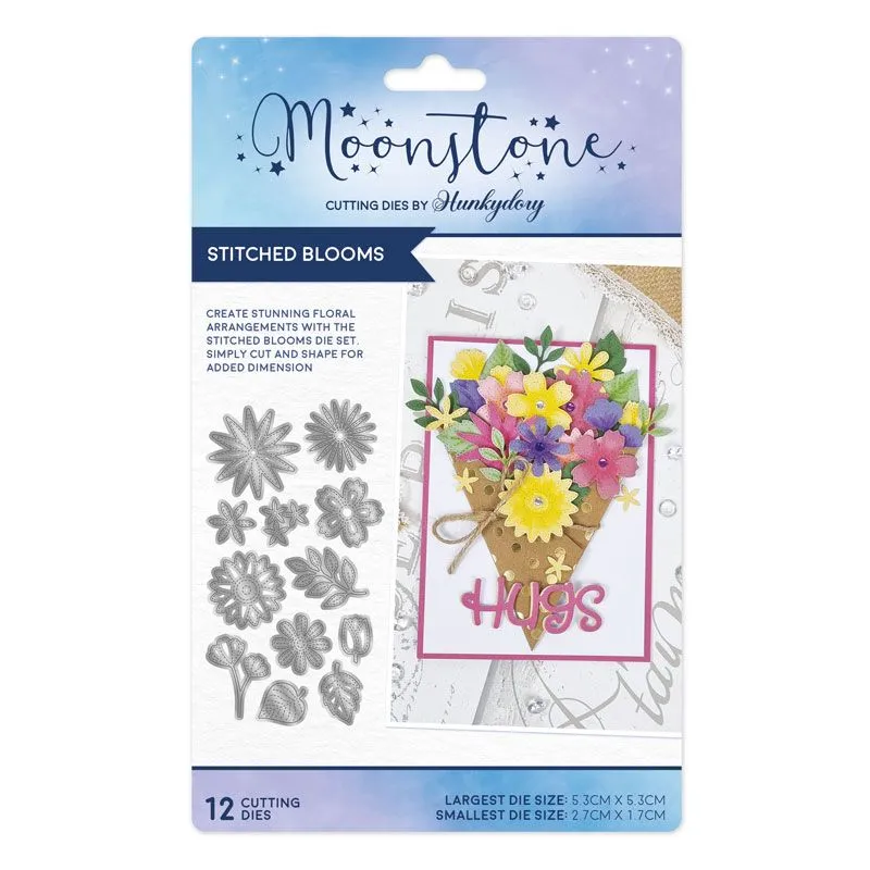 Stitched Blooms Moonstone Dies