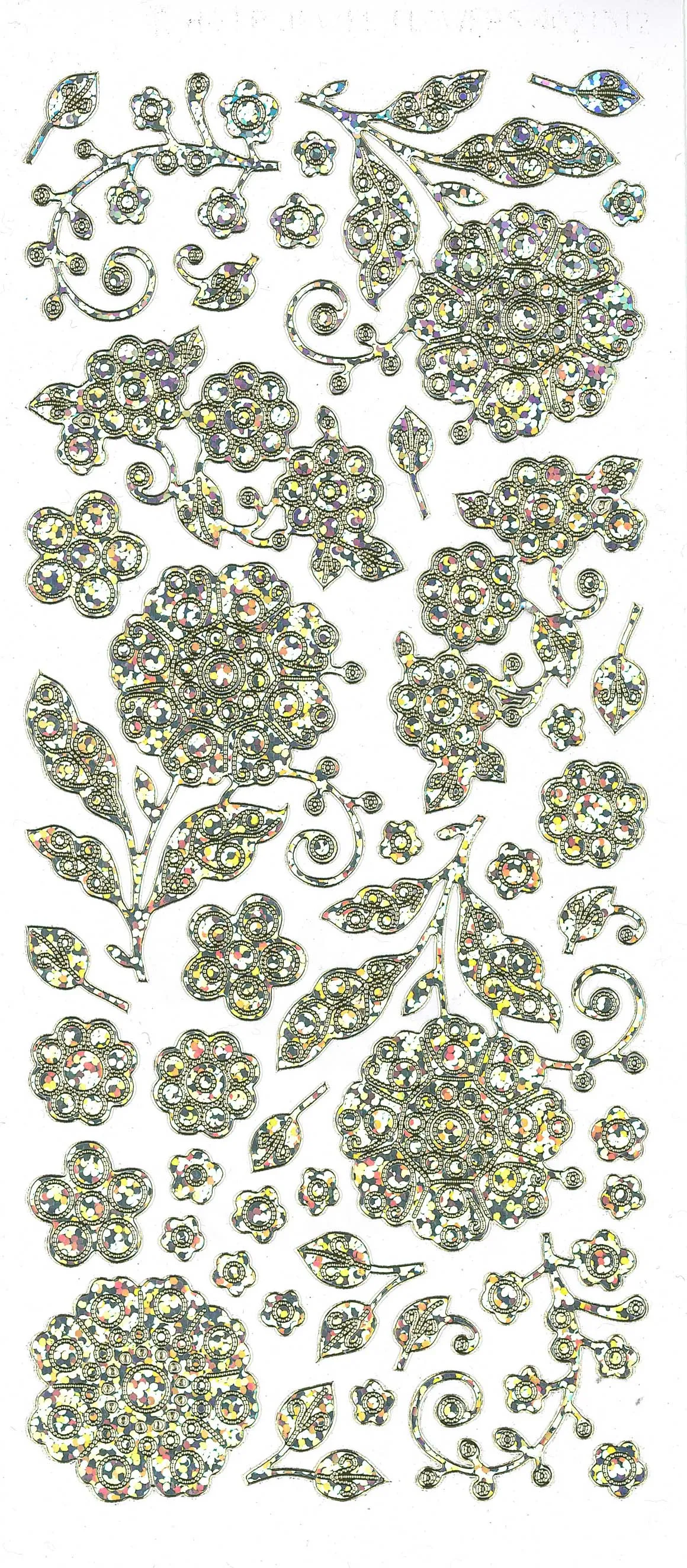Sparkle Jewel Flowers Dazzle stickers