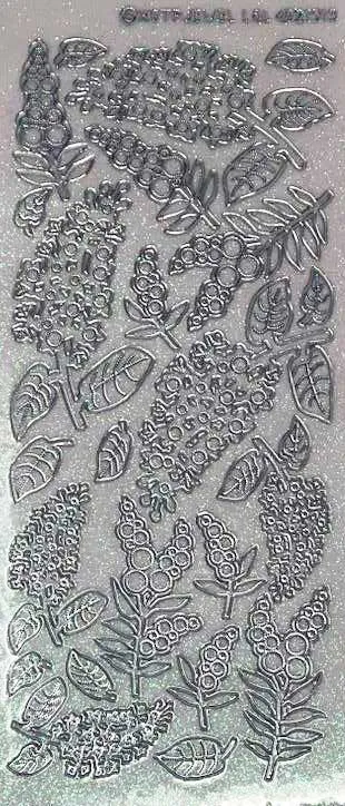 Lilacs & Lavender Glittery Dazzles stickers