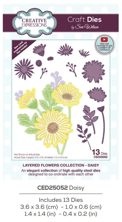 Daisy Layered Flowers Dies