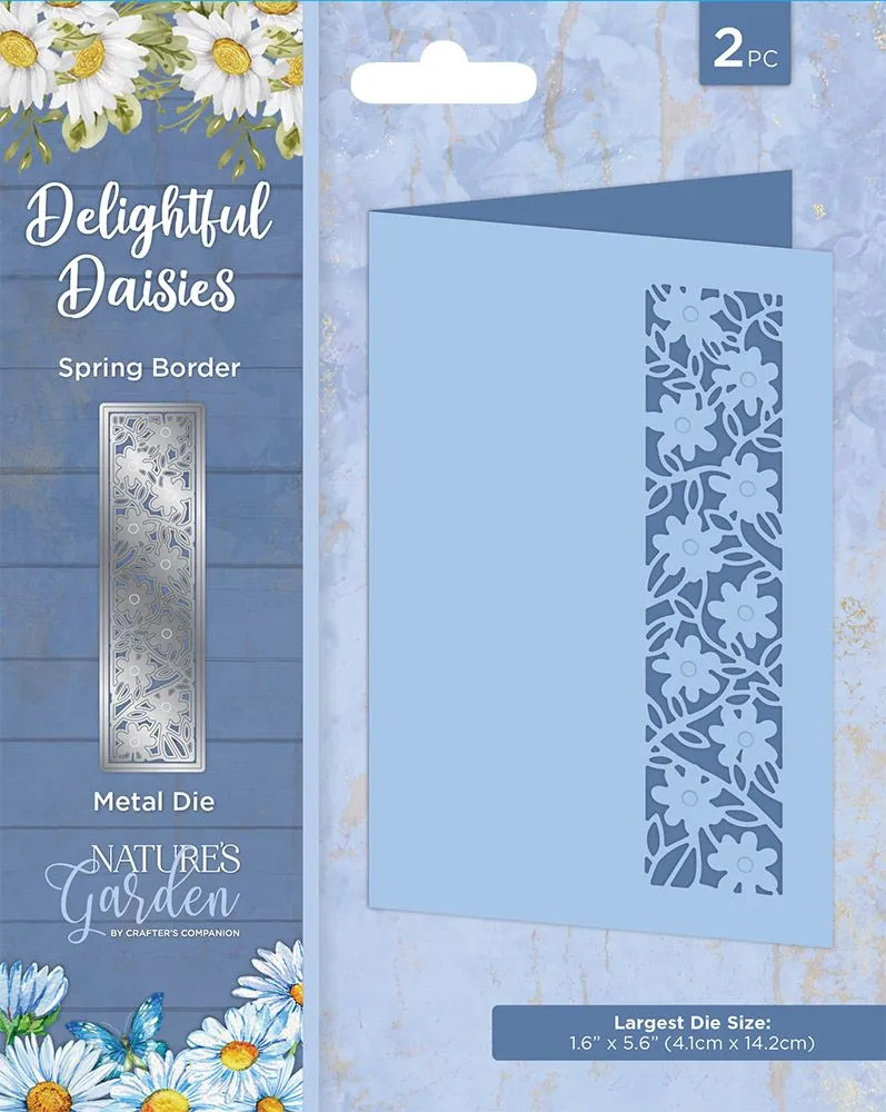 Delightful Daisies Spring Border Metal Die