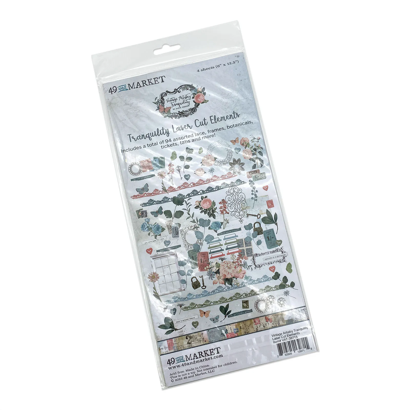 Vintage Artistry Tranquility Laser Cut Elements