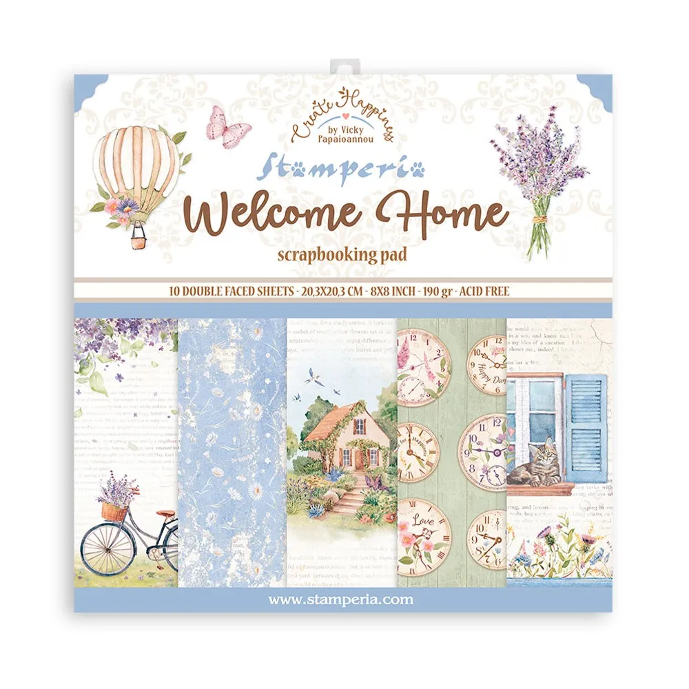 Create Happiness Welcome Home 8x8 Paper Pad