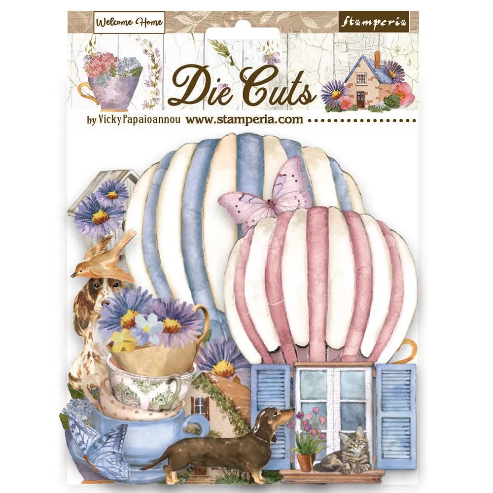 Create Happiness Welcome Home Die Cuts, 45 pieces