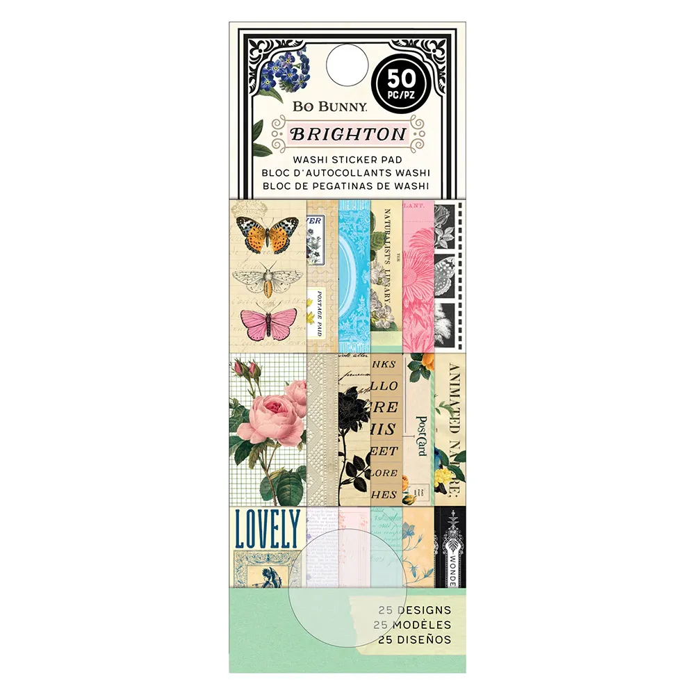 Brighton Washi Pad, 50 pieces