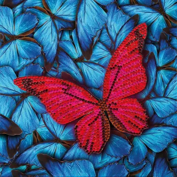 Butterfly Crystal Art Card Kit