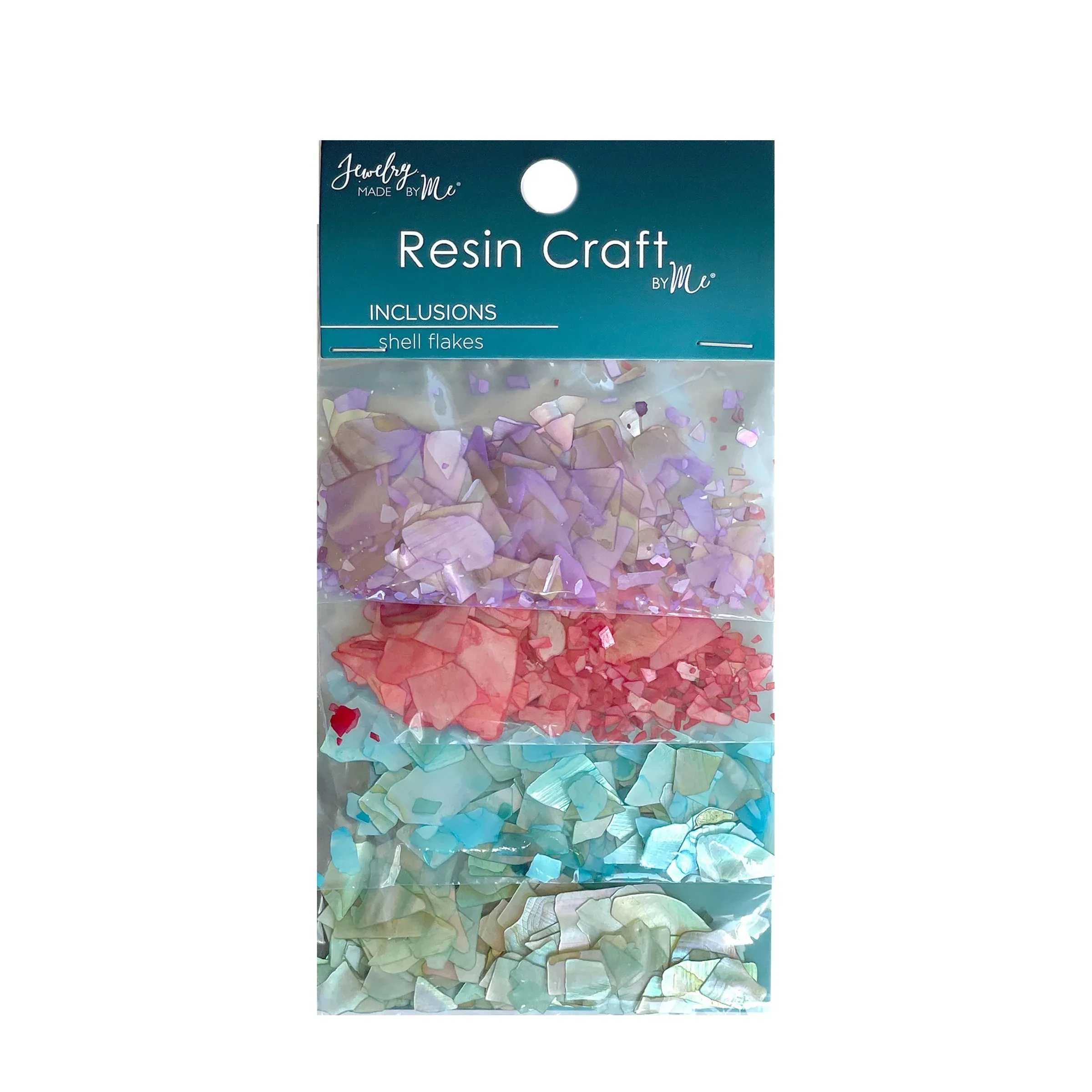 Colored Shell Flake Inslusions