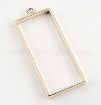 Rectangle Open Bezel, gold