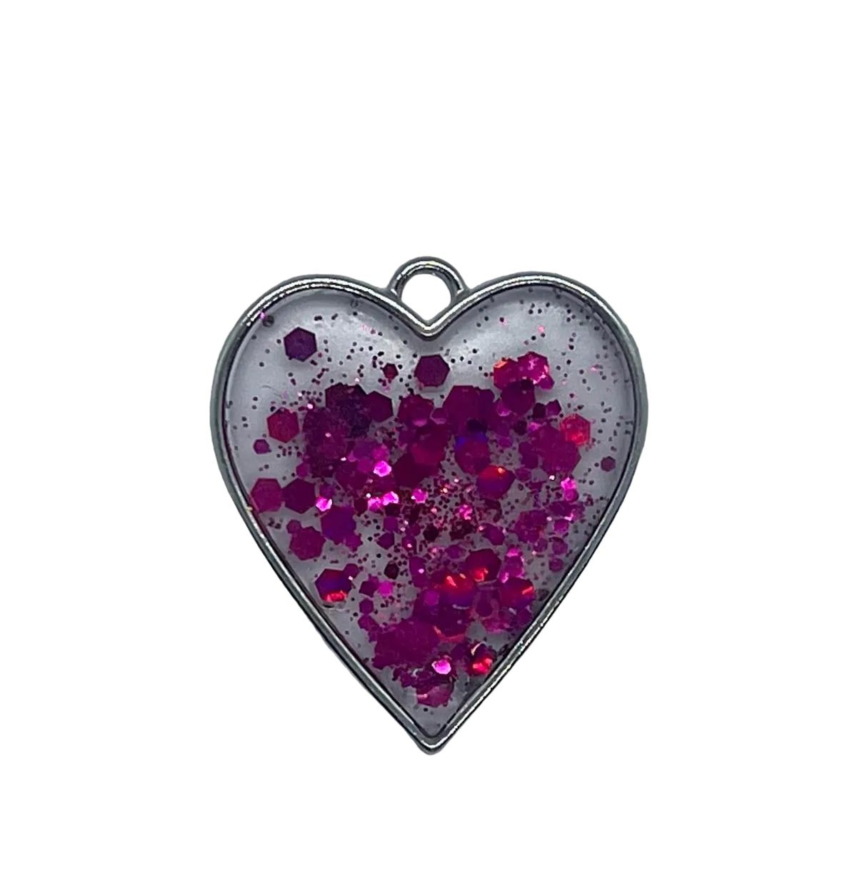 Heart Open Bezel, silver