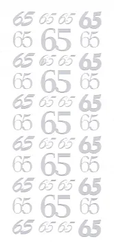 65's Peel Offs, silver